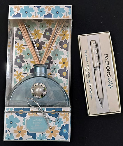 Pastor 's Wife Ink Pen & Diffuser Gift Set FREE Shipping