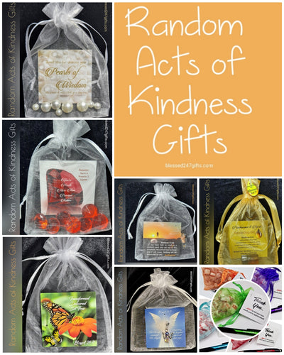 Blessed 24:7 Random Acts of Kindness Gifts (ASSORTED 7 Items) FREE Shipping