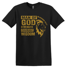 Load image into Gallery viewer, Blessed 24:7® (MAN OF GOD) T-shirt FREE SHIPPING