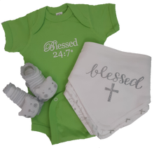 Load image into Gallery viewer, Blessed 24:7 Baby Onesie Gift Set FREE SHIPPING