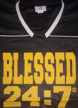 Load image into Gallery viewer, CLOSEOUT Shirt Sale Blessed 24:7 FOOTBALL JERSEYS FREE SHIPPING