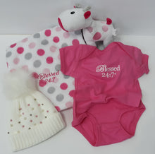 Load image into Gallery viewer, Blessed 24:7 Baby Blanket Gift Set FREE SHIPPING