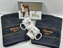 Load image into Gallery viewer, Blessed 24:7 Wedding Gift Set (black) FREE SHIPPING