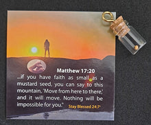 Load image into Gallery viewer, Mustard Seed FAITH Gift (sold in sets of 5) FREE SHIPPING