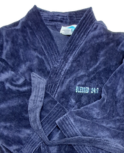 Load image into Gallery viewer, Men&#39;s Bath Robe Gift Set Navy #2 FREE SHIPPING