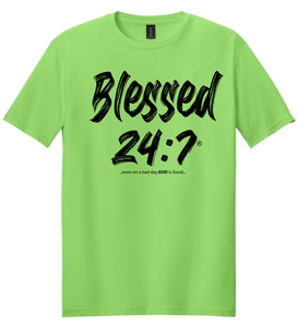 Blessed 24:7® T-shirt FREE SHIPPING