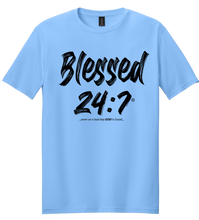 Load image into Gallery viewer, Blessed 24:7® T-shirt FREE SHIPPING