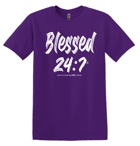 Blessed 24:7®️ Glow In The Dark T-shirt (Unisex) FREE SHIPPING