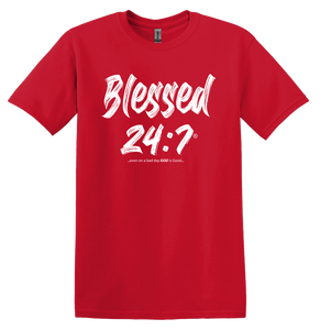 Blessed 24:7®️ Glow In The Dark T-shirt (Unisex) FREE SHIPPING