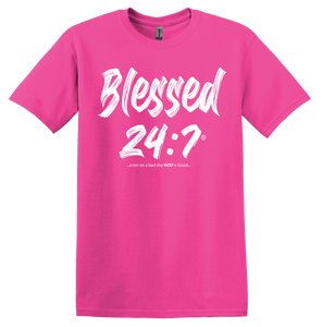 Blessed 24:7®️ Glow In The Dark T-shirt (Unisex) FREE SHIPPING
