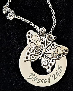 Blessed 24:7®️ Butterfly Necklace ON SALE + FREE SHIPPING