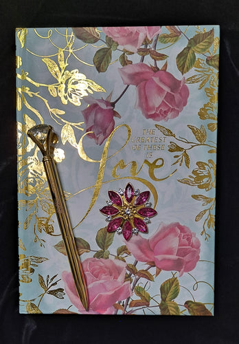 Journal & Pen Gift Set ...LOVE... FREE Shipping