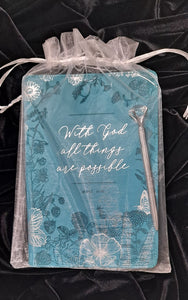 Journal & Pen Gift Set ...with God... (Be Still) FREE Shipping