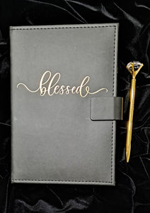 Journal & Pen Gift Set (Black) (FREE Shipping)