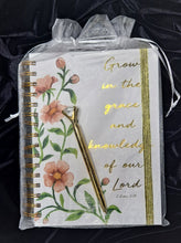 Load image into Gallery viewer, Journal &amp; Pen Gift Set ...Grow In Grace... FREE Shipping
