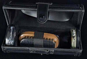Men's Mini Travel Shoe Polish Kit Tumbler Gift Set FREE SHIPPING