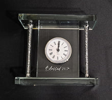 Load image into Gallery viewer, Blessed 24:7®️ Glass Clock FREE SHIPPING