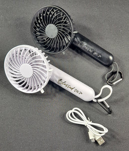 Blessed 24:7®️ Rechargeable Hand Fans FREE Shipping  □  2 Fans for $39.99