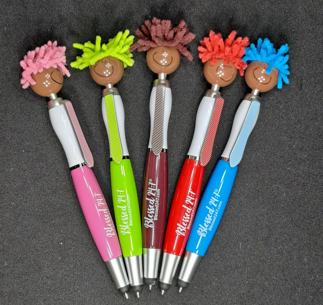 Blessed 24:7 Mop Toppers (Ink Pens) Stylus (Sold in Set of 5pcs) FREE SHIPPING