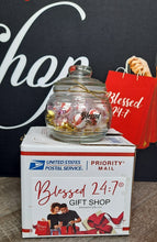 Load image into Gallery viewer, Blessed 24:7®️ Candy Jar Gift SHIPPING INCLUDED