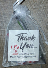 Load image into Gallery viewer, Blessed 24:7®️ Thank YOU Gift | Mint Candy Gift with Ink Pen FREE SHIPPING (5pcs)