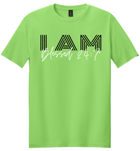 I AM Blessed 24:7® T-shirts FREE SHIPPING