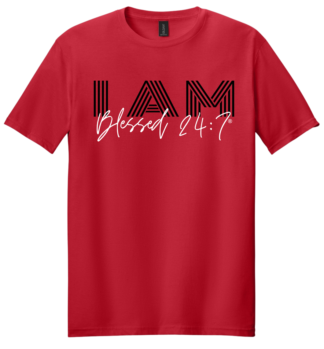 I AM Blessed 24:7® T-shirts FREE SHIPPING
