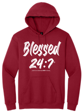 Load image into Gallery viewer, Blessed 24:7® HOODIES Sweatshirts ...even on a bad day GOD is Good... New Unisex FREE SHIPPING