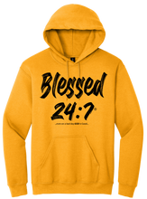 Load image into Gallery viewer, Blessed 24:7® HOODIES Sweatshirts ...even on a bad day GOD is Good... New Unisex FREE SHIPPING