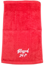 Load image into Gallery viewer, Blessed 24:7®️ Velour/Terry Hand Towels FREE SHIPPING
