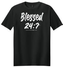 Load image into Gallery viewer, Blessed 24:7® T-shirt FREE SHIPPING