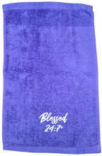 Load image into Gallery viewer, Blessed 24:7®️ Velour/Terry Hand Towels FREE SHIPPING