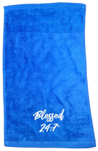 Load image into Gallery viewer, Blessed 24:7®️ Velour/Terry Hand Towels FREE SHIPPING