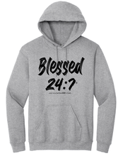 Load image into Gallery viewer, Blessed 24:7® HOODIES Sweatshirts ...even on a bad day GOD is Good... Unisex FREE SHIPPING