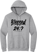 Load image into Gallery viewer, Blessed 24:7® HOODIES Sweatshirts ...even on a bad day GOD is Good... Unisex FREE SHIPPING