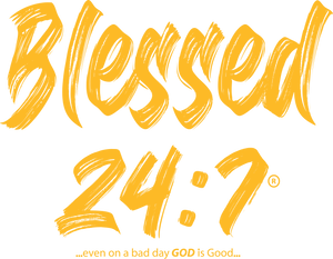 Blessed 24:7 (Greek Sorority Life) Ladies T-shirts FREE SHIPPING