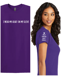 Mother's Day SPECIAL (I Wear My Heart On My Sleeve) T-shirts FREE SHIPPING