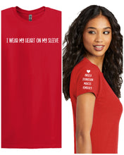 Load image into Gallery viewer, Mother&#39;s Day SPECIAL (I Wear My Heart On My Sleeve) T-shirts FREE SHIPPING