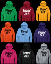Load image into Gallery viewer, Blessed 24:7® HOODIES Sweatshirts ...even on a bad day GOD is Good... New Unisex FREE SHIPPING