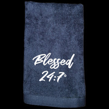 Load image into Gallery viewer, Blessed 24:7®️ Velour/Terry Hand Towels FREE SHIPPING