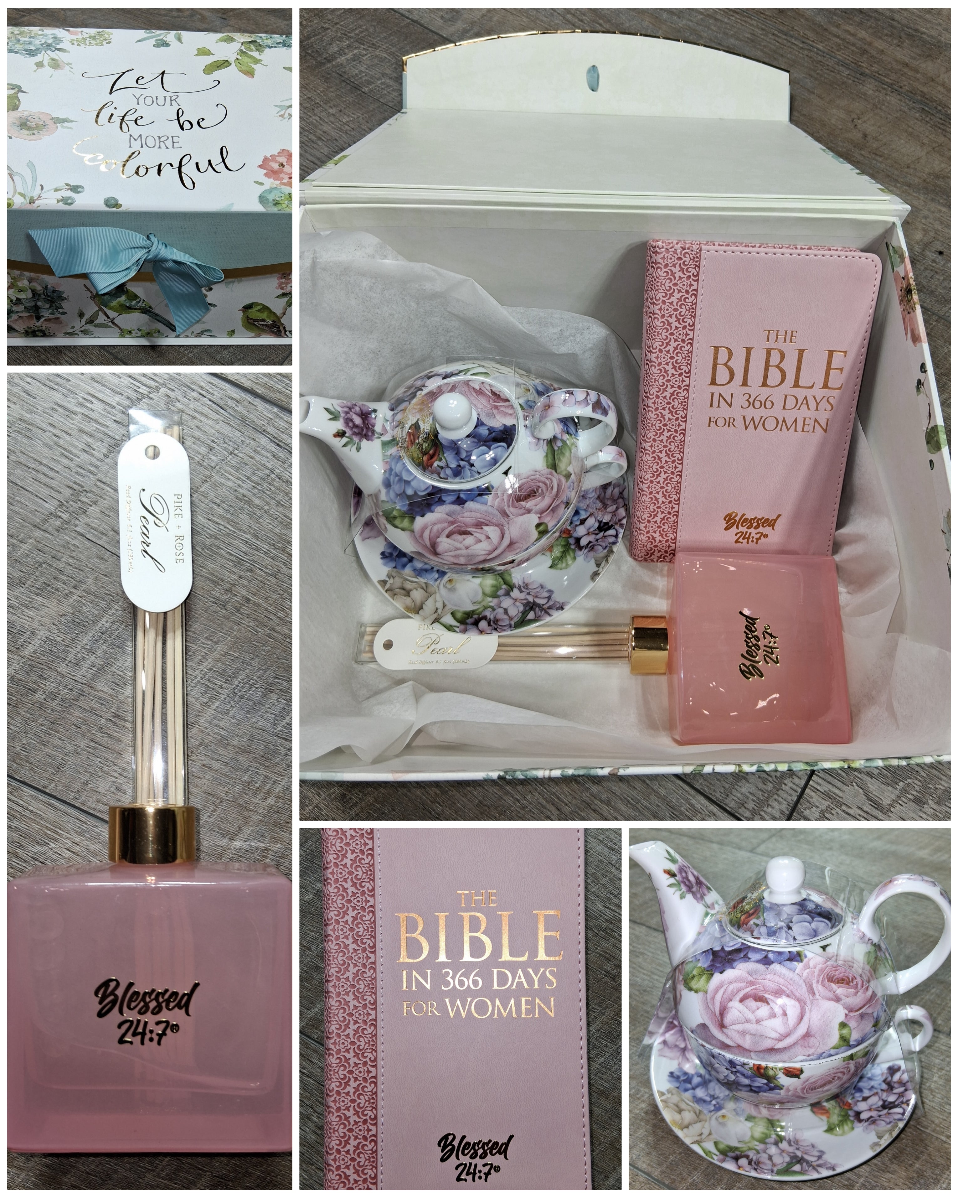 Tea-Time Gift Box w/ Diffuser #B247-B (PICKUP) SALE PRICE