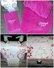 Load image into Gallery viewer, Pink Pamper Her Gift Box Set #B247-6 (PICKUP) SALE PRICE