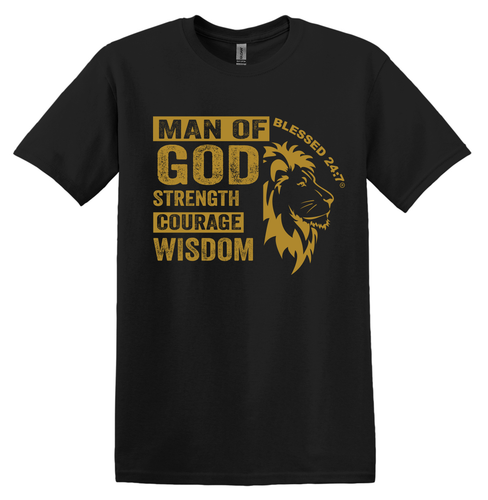 Blessed 24:7® (MAN OF GOD) T-shirt FREE SHIPPING