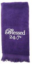 Load image into Gallery viewer, Blessed 24:7 Velour Hand Towels FREE SHIPPING