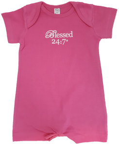 Blessed 24:7 Baby Romper FREE SHIPPING