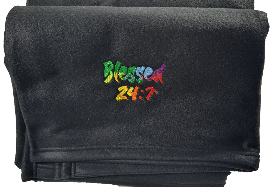 Blessed 24:7 Throw Blanket FREE Shipping