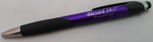 Blessed 24:7 Retractable Ink Pens (Sold in Sets 10pcs FREE SHIPPING