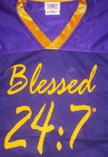Load image into Gallery viewer, CLOSEOUT Shirt Sale Blessed 24:7 FOOTBALL JERSEYS FREE SHIPPING
