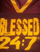Load image into Gallery viewer, CLOSEOUT Shirt Sale Blessed 24:7 FOOTBALL JERSEYS FREE SHIPPING