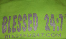 Load image into Gallery viewer, CLOSEOUT Blessed 24:7 T-shirt Sale Sizes 2XL / 3XL FREE SHIPPING